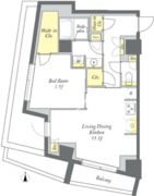 プライムメゾン清澄白河 512 間取り図