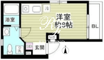 レティーナ銀座イースト 201 間取り図