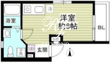 レティーナ銀座イースト 301 間取り図