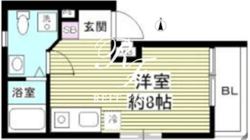 レティーナ銀座イースト 302 間取り図