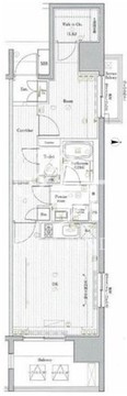プレミアムキューブ秋葉原 1203 間取り図
