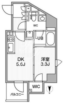 オルタナ押上 201 間取り図