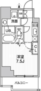 オルタナ十条 601 間取り図