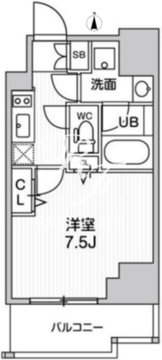 オルタナ十条 602 間取り図