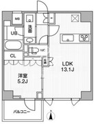 オルタナ押上 604 間取り図
