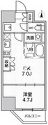 オルタナ亀戸3 1202 間取り図