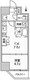 オルタナ亀戸3 1202 間取り図