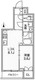 オルタナ亀戸3 1403 間取り図