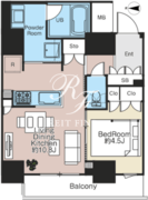 ベルファース本所吾妻橋 1203 間取り図