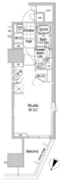 コンフォリア蒲田 301 間取り図