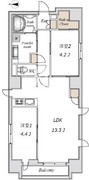 ライブフラット錦糸町 301 間取り図