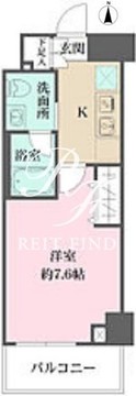ベルフェリーク木場 804 間取り図