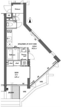 BPRレジデンス祐天寺 0004 間取り図