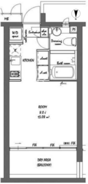 BPRレジデンス祐天寺 0006 間取り図