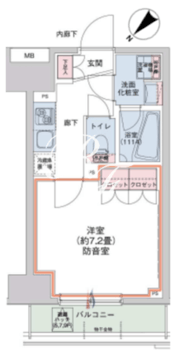 HTアジール芝浦 903 間取り図