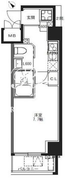 エスレジデンス池袋ノルテ 803 間取り図