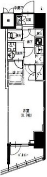 エスレジデンス曳舟 405 間取り図