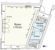 カスタリア恵比寿 205 間取り図