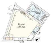 カスタリア恵比寿 604 間取り図