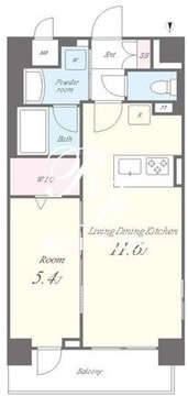 フェリシータ戸山 501 間取り図