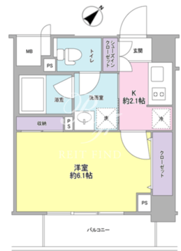 スタイリオ中延駅前 603 間取り図