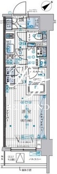 ブライズ池袋 602 間取り図