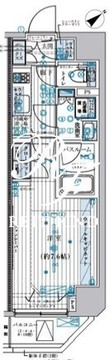 ブライズ池袋 704 間取り図