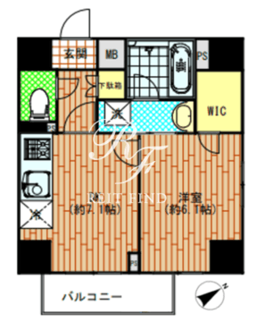 グランベル中落合 303 間取り図