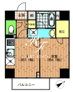グランベル中落合 1503 間取り図