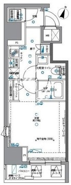 パティーナ月島 503 間取り図