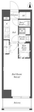 グランジット菊川 302 間取り図