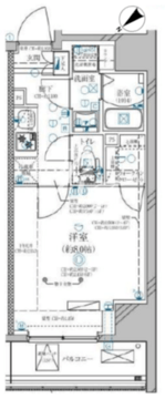 ディアレイシャス鶯谷 202 間取り図