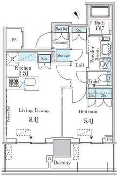 JP noie 蔵前 1923 間取り図