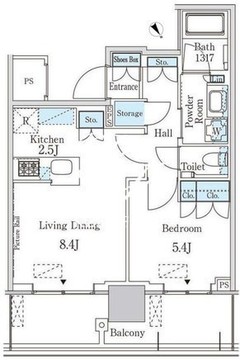 JP noie 蔵前 2123 間取り図