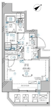 ディアレイシャス鶯谷 303 間取り図
