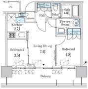 JP noie 蔵前 2313 間取り図