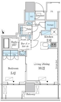 JP noie 蔵前 2110 間取り図