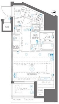 ズーム大島 305 間取り図