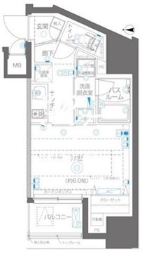ズーム大島 905 間取り図