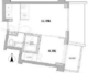 エスセナーリオ牛込柳町 304 間取り図