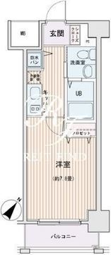 HF門前仲町レジデンス 203 間取り図