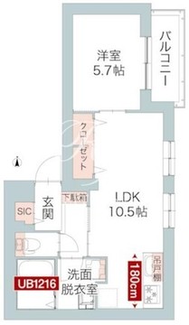 ル・フタバ 201 間取り図