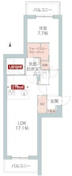 ル・フタバ 203 間取り図