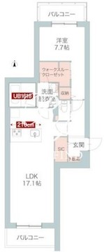ル・フタバ 303 間取り図