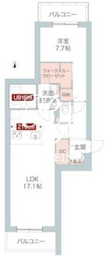 ル・フタバ 403 間取り図