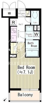 イレーネ初台 204 間取り図