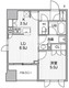 シーズンフラッツ新御徒町 403 間取り図