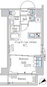 パークアクシス大塚サウスレジデンス 708 間取り図
