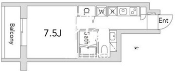 グランデュオ経堂15 404 間取り図