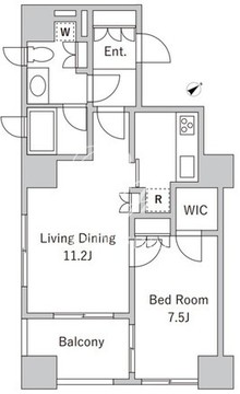 ラサンテ一番町 202 間取り図